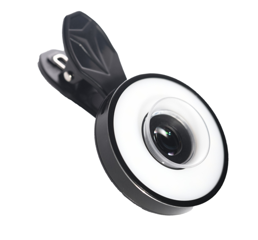 Macro lens attachment for capturing macroscopic wood end-grain images